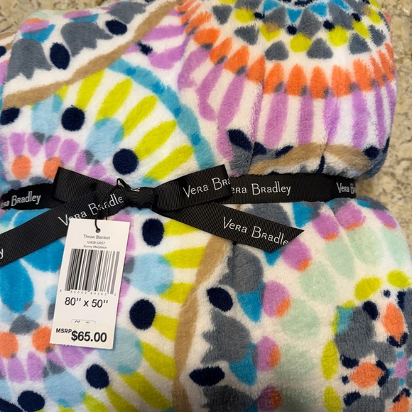 Vera Bradley Colorful Mandala Throw Blanket - Picture 2 of 3